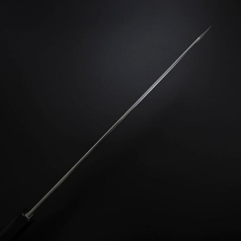 Yanagi Kiritsuke Silver Steel #3 Kasumi Manche en Buffle et Ébène 300mm-[Musashi]-[Couteaux de cuisine japonais]