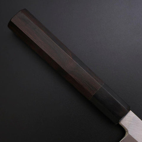 Yanagi Kiritsuke Silver Steel #3 Kasumi Manche en Buffle et Ébène 300mm-[Musashi]-[Couteaux de cuisine japonais]