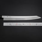 Yanagi Kiritsuke Silver Steel #3 Kasumi Manche en Buffle et Ébène 300mm-[Musashi]-[Couteaux de cuisine japonais]