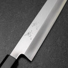 Yanagi Kiritsuke Silver Steel #3 Kurouchi Manche en Buffle et Magnolia 300mm-[Musashi]-[Couteaux de cuisine japonais]