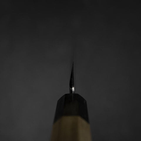 Yanagi Kiritsuke Silver Steel #3 Kurouchi Manche en Buffle et Magnolia 300mm-[Musashi]-[Couteaux de cuisine japonais]