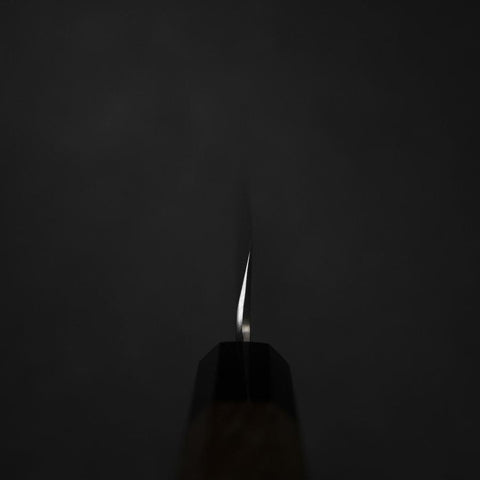 Yanagi Kiritsuke Silver Steel #3 Suminashi Manche en Buffle et Noyer 270mm-[Musashi]-[Couteaux de cuisine japonais]