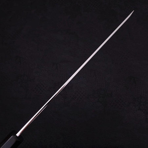 Yanagi Kiritsuke Sliver Steel #3 Honyaki Miroir Manche en Buffle et Ébène 270mm-[Musashi]-[Couteaux de cuisine japonais]