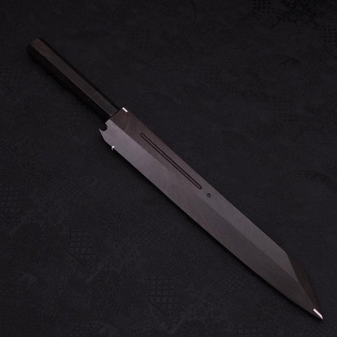 Yanagi Kiritsuke Sliver Steel #3 Miroir Manche en Buffle et Ébène 270mm-[Musashi]-[Couteaux de cuisine japonais]