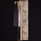 Yanagi Kiritsuke Sliver Steel #3 Miroir Manche en Buffle et Ébène 270mm-[Musashi]-[Couteaux de cuisine japonais]