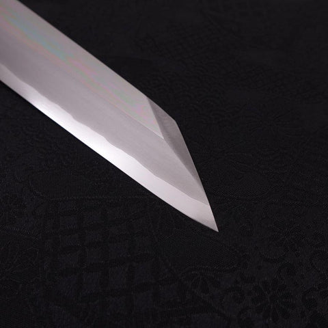 Yanagi Kiritsuke Sliver Steel #3 Miroir Manche en Buffle et Ébène 270mm-[Musashi]-[Couteaux de cuisine japonais]
