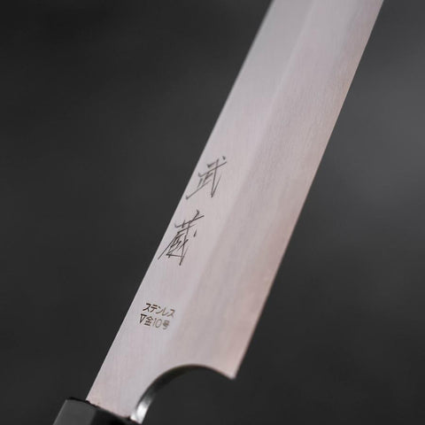 Yanagi Kiritsuke VG-10 Kasumi Manche en Buffle et Ébène 250mm-[Musashi]-[Couteaux de cuisine japonais]