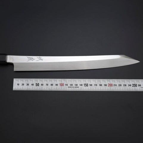 Yanagi Kiritsuke VG-10 Mioir Manche en Buffle et Ébène 270mm-[Musashi]-[Couteaux de cuisine japonais]