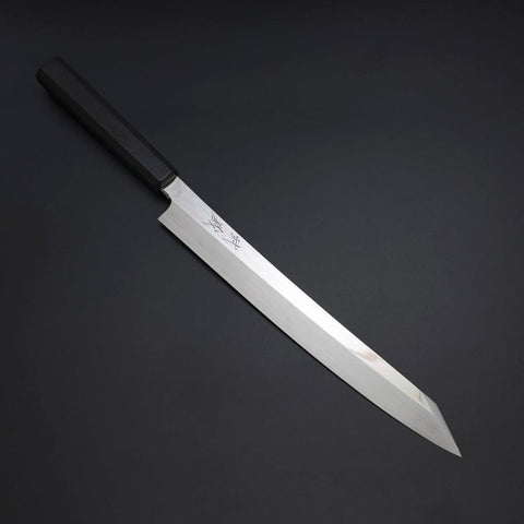 Yanagi Kiritsuke VG-10 Mioir Manche en Buffle et Ébène 270mm-[Musashi]-[Couteaux de cuisine japonais]