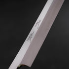 Yanagi Kiritsuke VG-10 Miroir Manche en Buffle et Ébène 300mm-[Musashi]-[Couteaux de cuisine japonais]