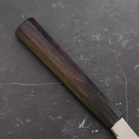 Yanagi Kiritsuke VG-10 Miroir Manche en Buffle et Ébène 300mm-[Musashi]-[Couteaux de cuisine japonais]