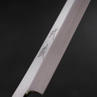 Yanagi Kiritsuke VG-10 Mirror Buffalo Ebony Handle 300mm (11.8”)-[Musashi]-[Japanese-Kitchen-Knives]