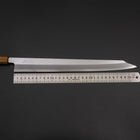 Yanagi Kiritsuke White Steel #2 Kasumi Manche Yaki Urushi 320mm-[Musashi]-[Couteaux de cuisine japonais]