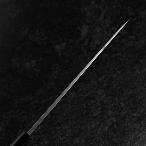 Yanagi Kiritsuke White Steel #2 Kasumi Manche en Buffle et Ébène 240mm-[Musashi]-[Couteaux de cuisine japonais]