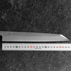 Yanagi Kiritsuke White Steel #2 Kasumi Manche en Buffle et Ébène 240mm-[Musashi]-[Couteaux de cuisine japonais]