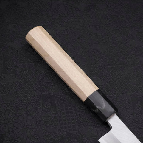 Yanagi Kiritsuke White Steel #2 Kasumi Manche en Buffle et Magnolia 240mm-[Musashi]-[Couteaux de cuisine japonais]