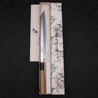 Yanagi Kiritsuke White Steel #2 Kasumi Manche en Buffle et Magnolia 270mm avec Étui-[Musashi]-[Couteaux de cuisine japonais]