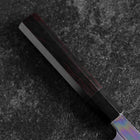 Yanagi Kiritsuke White Steel #2 Miroir Manche en Buffle et Ébène 235mm-[Musashi]-[Couteaux de cuisine japonais]