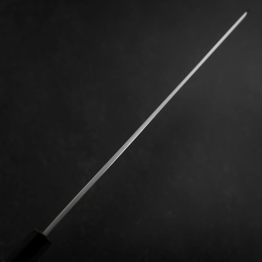Yanagi Kiritsuke White Steel #2 Kasumi Manche en Buffle et Bois de Teck 300mm-[Musashi]-[Couteaux de cuisine japonais]