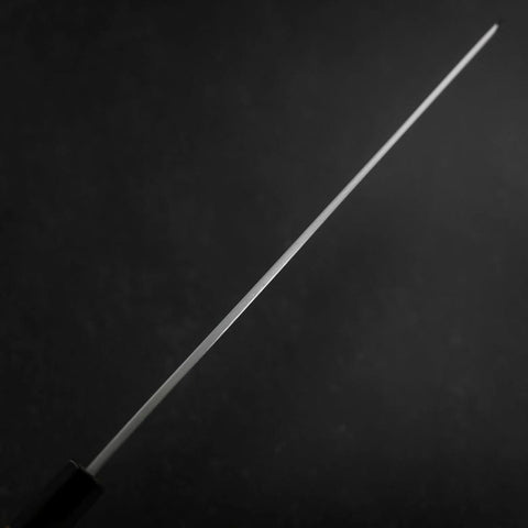 Yanagi Kiritsuke White steel #2 Kasumi Manche en Buffle et Bois de Teck 300mm-[Musashi]-[Couteaux de cuisine japonais]