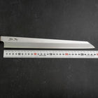 Yanagi Kiritsuke White steel #2 Kasumi Manche en Buffle et Bois de Teck 300mm-[Musashi]-[Couteaux de cuisine japonais]