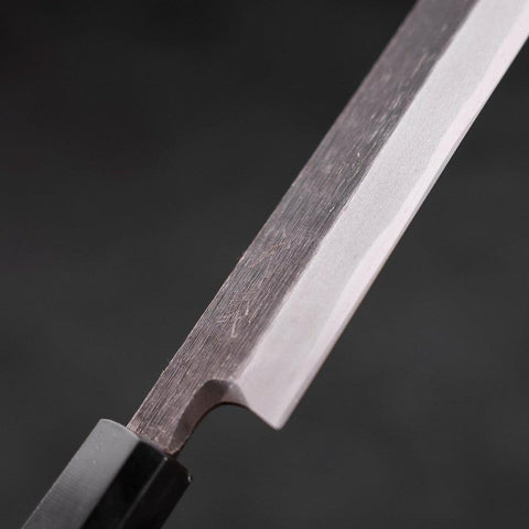 Yanagiba AUS-10 Kurouchi Manche en Buffle et Bois de Teck 225mm-[Musashi]-[Couteaux de cuisine japonais]