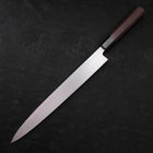 Yanagiba AUS-10 Poli Manche en Buffle et Bois de Wengé 300mm-[Musashi]-[Couteaux de cuisine japonais]