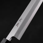 Yanagiba AUS-10 Poli Manche en Buffle et Bois de Wengé 300mm-[Musashi]-[Couteaux de cuisine japonais]
