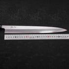 Yanagiba AUS-10 Poli Manche en Buffle et Bois de Wengé 300mm-[Musashi]-[Couteaux de cuisine japonais]