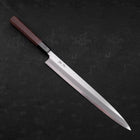 Yanagiba AUS-10 Poli Manche en Buffle et Bois de Wengé 300mm-[Musashi]-[Couteaux de cuisine japonais]