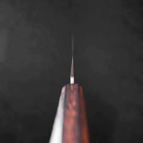 Yanagiba AUS-8 Poli Manche Urushi Pourpre 270mm-[Musashi]-[Couteaux de cuisine japonais]