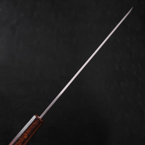 Yanagiba AUS-8 Poli Manche Urushi Pourpre 270mm-[Musashi]-[Couteaux de cuisine japonais]