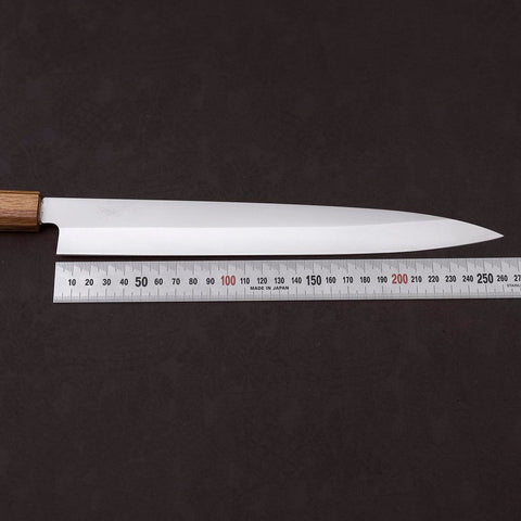 Yanagiba AUS-8 Polished Oak Handle 270mm (10.6”)