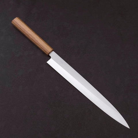 Yanagiba AUS-8 Polished Oak Handle 270mm (10.6”)