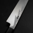 Yanagiba Blue Steel #1 Suminagashi Manche en Buffle et Ébène avec Saya 270mm-[Musashi]-[Couteaux de cuisine japonais]
