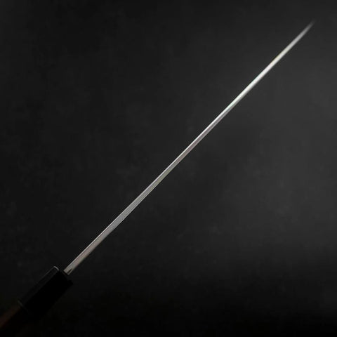 Yanagiba Blue Steel #1 Suminagashi Manche en Buffle et Ébène avec Saya 330mm-[Musashi]-[Couteaux de cuisine japonais]