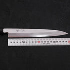 Yanagiba Blue Steel #2 Damas Manche en Bois de Rose 210mm-[Musashi]-[Couteaux de cuisine japonais]