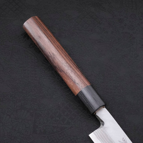 Yanagiba Blue Steel #2 Damas Manche en Bois de Rose 270mm-[Musashi]-[Couteaux de cuisine japonais]