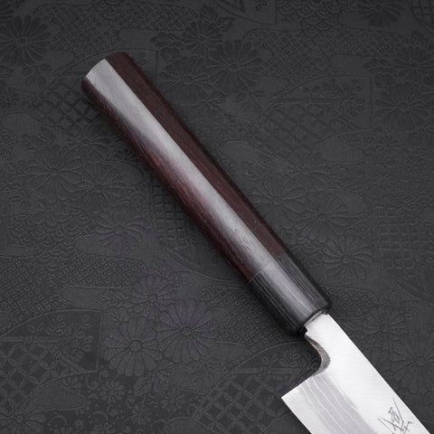 Yanagiba Blue Steel #2 Damas Manche en Bois de Rose 300mm-[Musashi]-[Couteaux de cuisine japonais]
