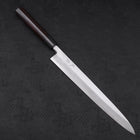 Yanagiba Blue Steel #2 Damas Manche en Bois de Rose 300mm-[Musashi]-[Couteaux de cuisine japonais]