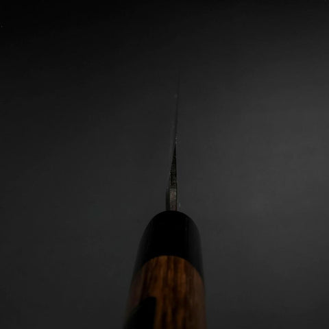 Yanagiba Blue Steel #2 Damas Manche en Bois de Rose 330mm-[Musashi]-[Couteaux de cuisine japonais]