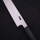 Yanagiba Blue Steel #2 Kasumi Manche Urushi Bleu Sombre 210mm-[Musashi]-[Couteaux de cuisine japonais]