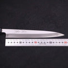 Yanagiba Blue Steel #2 Kasumi Manche Urushi Bleu Sombre 210mm-[Musashi]-[Couteaux de cuisine japonais]