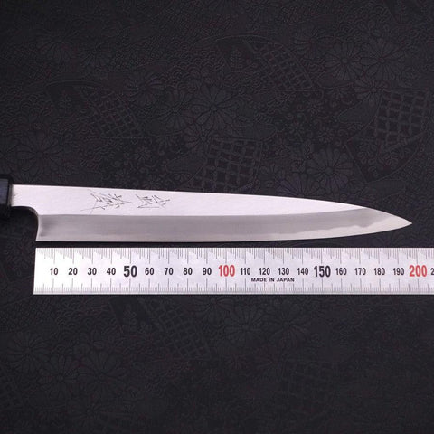 Yanagiba Blue Steel #2 Kasumi Manche Urushi Bleu Sombre 210mm-[Musashi]-[Couteaux de cuisine japonais]