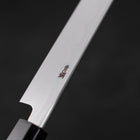 Yanagiba Blue Steel #2 Kasumi Manche en Buffle et Bois de Wengé 300mm-[Musashi]-[Couteaux de cuisine japonais]