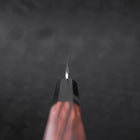 Yanagiba Blue Steel #2 Kasumi Manche en Buffle et Bois de Wengé 300mm-[Musashi]-[Couteaux de cuisine japonais]