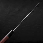 Yanagiba Blue Steel #2 Kasumi Manche en Buffle et Bois de Wengé 300mm-[Musashi]-[Couteaux de cuisine japonais]