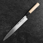 Yanagiba Blue Steel #2 Kasumi Manche en Buffle et Magnolia 240mm-[Musashi]-[Couteaux de cuisine japonais]