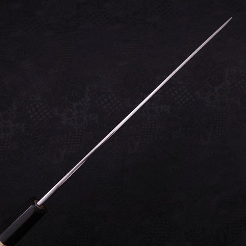 Yanagiba Blue Steel #2 Kasumi Manche en Buffle et Magnolia 240mm-[Musashi]-[Couteaux de cuisine japonais]
