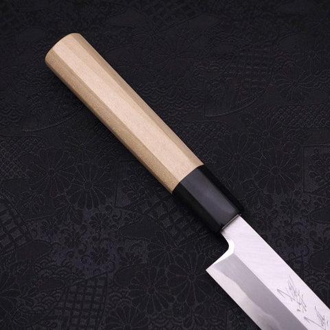 Yanagiba Blue Steel #2 Kasumi Manche en Buffle et Magnolia 240mm-[Musashi]-[Couteaux de cuisine japonais]